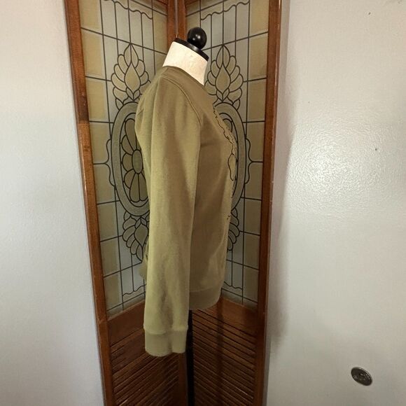 Well Worn BLM Olive Green Black Lives Matter Silhouette Sweatshirt Size XL - Picture 2 of 9